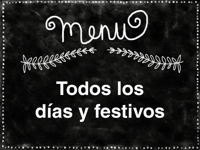 Todos los días y festivos 17.95€ 